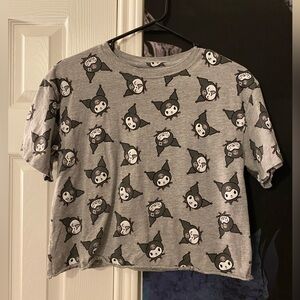 Kuromi Allover Cropped T-Shirt